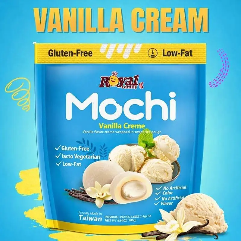 Моті Royal Family Mochi Vanilla Creme 120г - фото 4