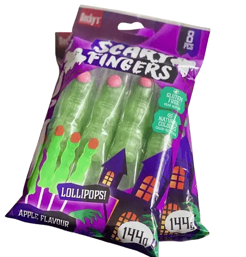 Льодяники пальці Becky's Scary Fingers Lollipops 8шт, 144г - фото 4