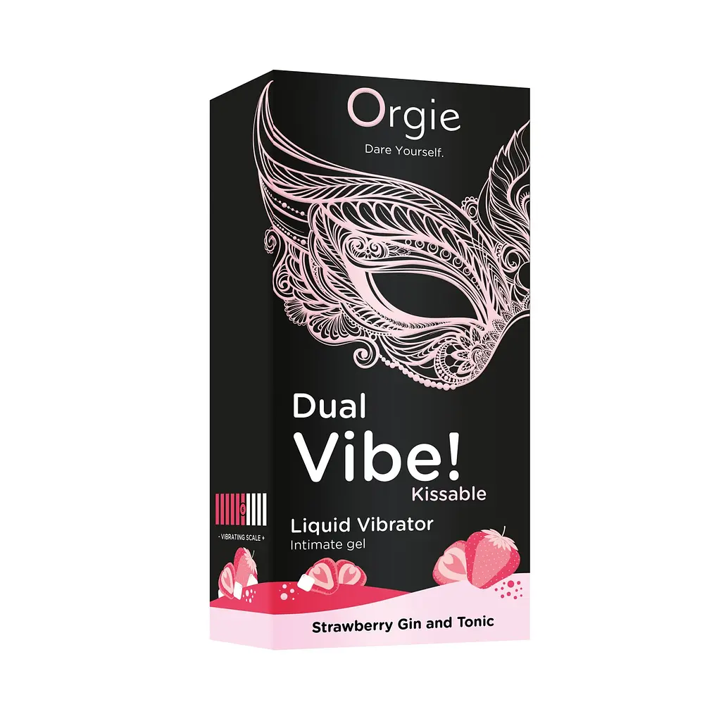 Рідкий вібратор Orgie Dual Vibe Strawberry Gin Tonic - фото 4