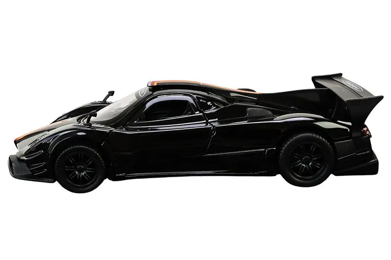 Іграшкова машинка гоночна Pagani Zonda Revolucion 1:32 Автопром світлозвукові ефекти металева 68314, в коробці 18x9x8 см - фото 3