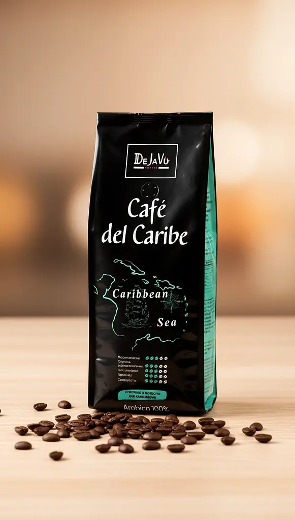 Кава в зернах DeJaVu Cafe del Caribe 1 кг - фото 4