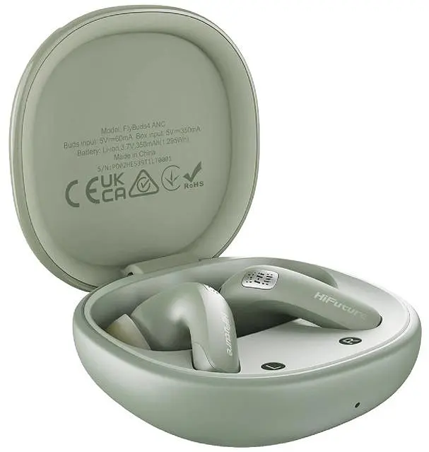 Навушники HiFuture FlyBuds4 зелені кольору матчі (flybuds4.matchagreen)