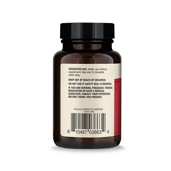 Витамины и минералы Dr. Mercola Vitamin B12 30 жевательных таблеток Вишня - фото 2