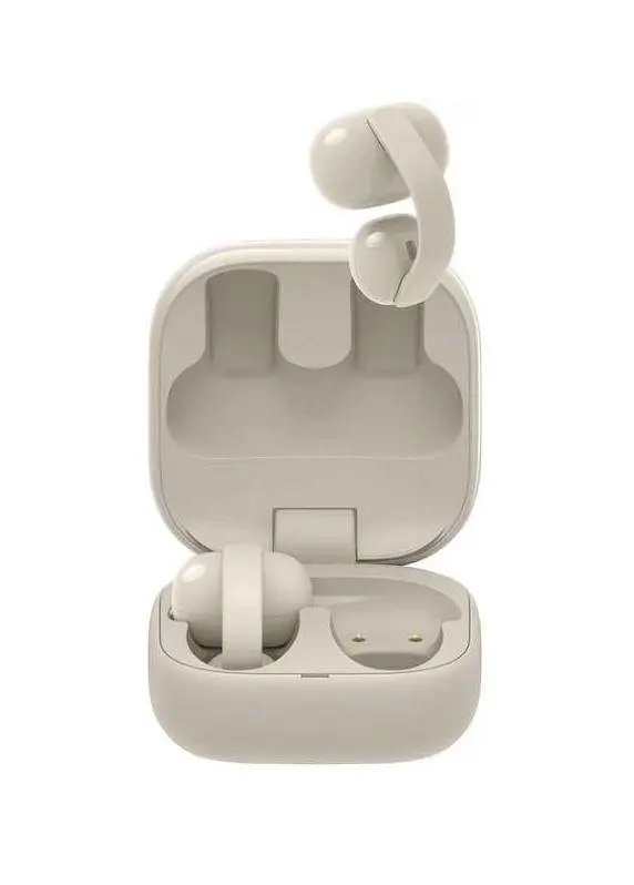 Навушники бездротові відкриті Sony LinkBuds Clip Beige (WF-LC900/C) - фото 2