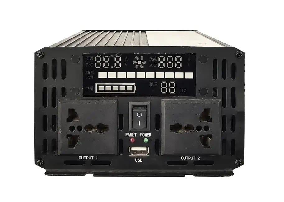 Інвертор GXQC SFX-1500W / 4200W DC 24 V — AC 220 V з функцією заряджання акумулятора - фото 3