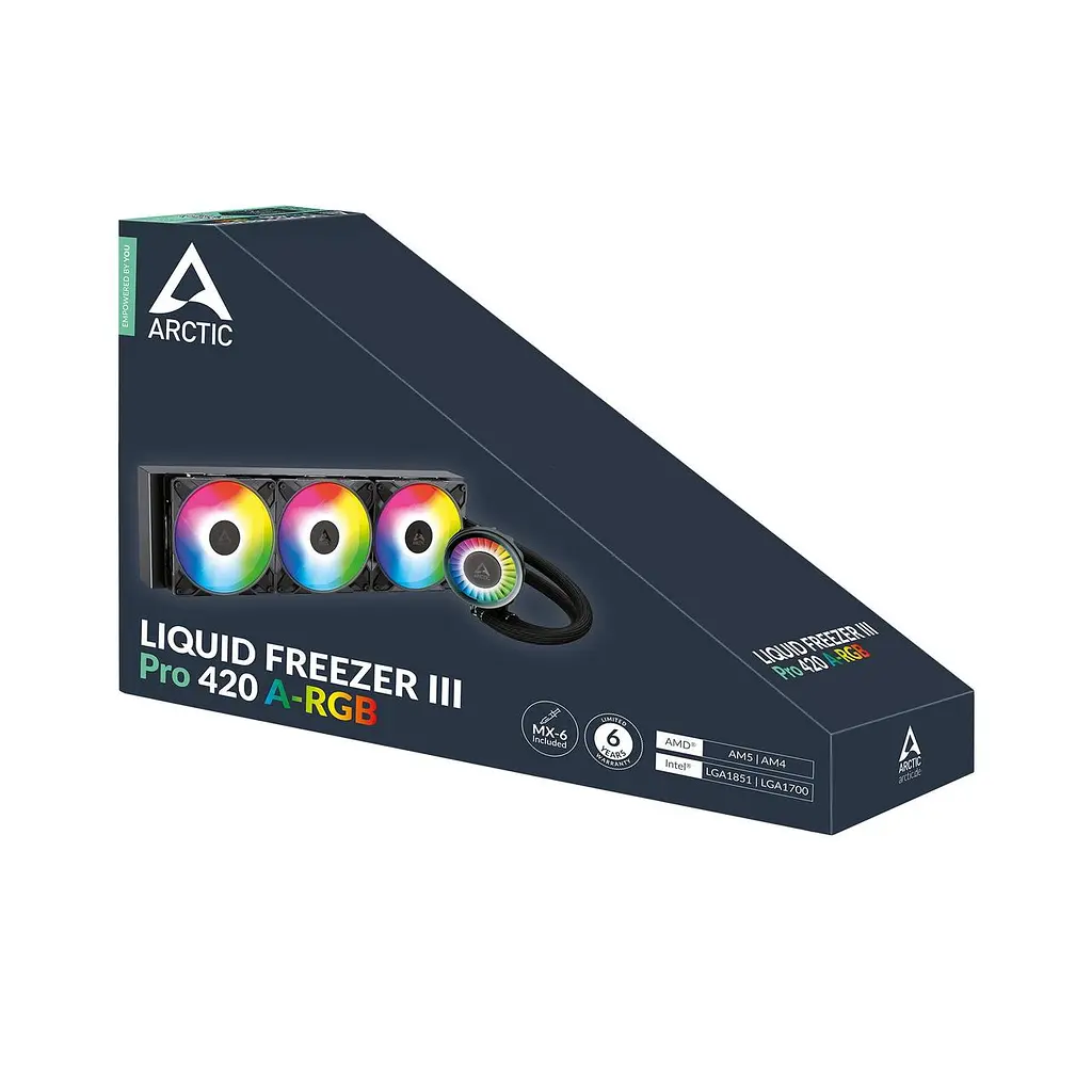 Система охолодження для комп’ютерного процесора Arctic Liquid Freezer III Pro 420 ACFRE00185A A-RGB/Black - фото 5