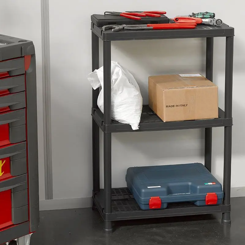 Стелаж Toomax Universal Vent 63-3 на 3 полиці 60х30х95 см чорний (00-00005684) - фото 4