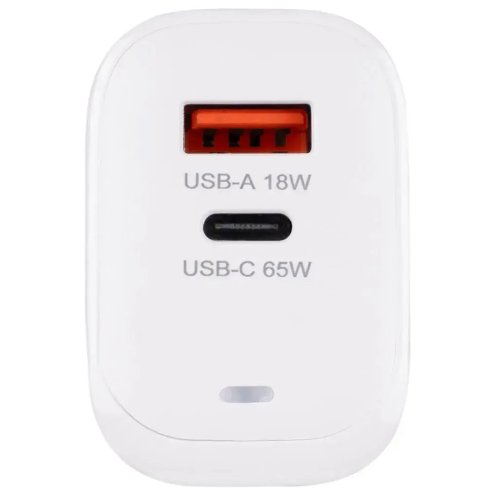 Зарядний пристрій XoKo 1xUSB-C PD65W + 1xUSB QC3.0 GaN white (XK-QC-620) - фото 8