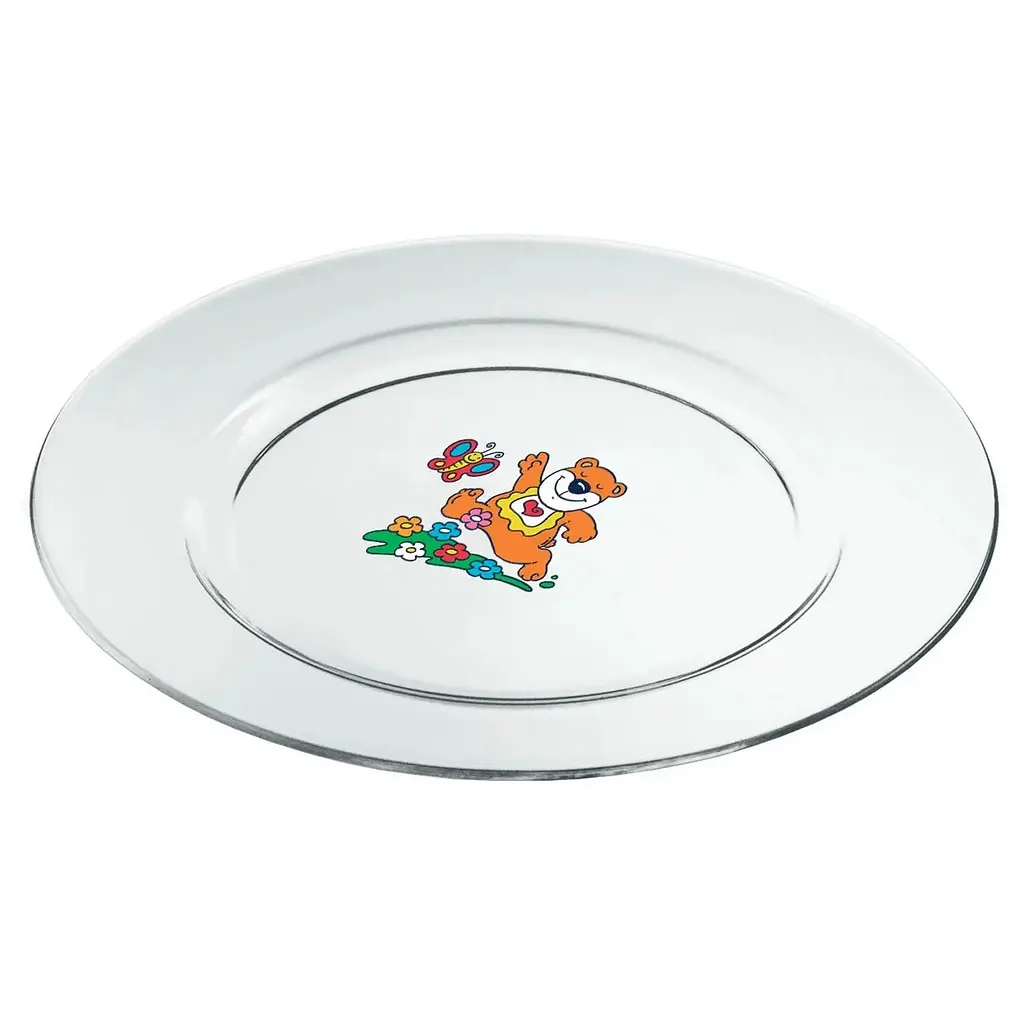 Тарілка столова Guzzini Bimbi, 19х1,5 см, прозорий (7681300)
