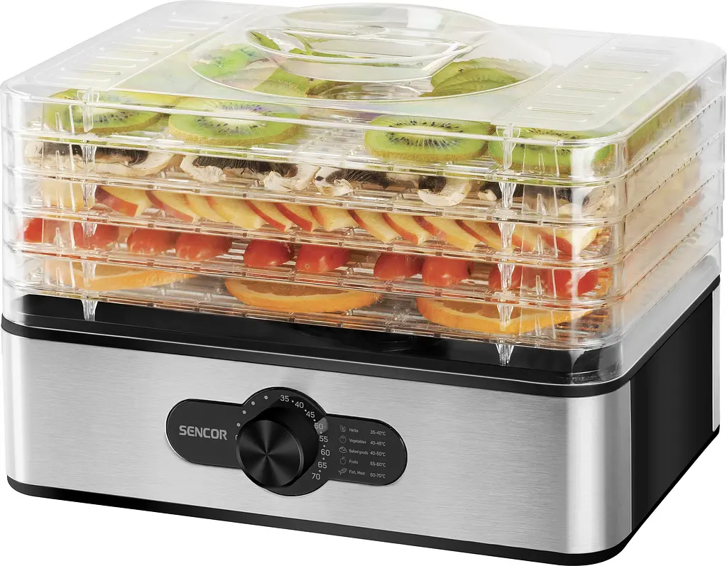 Сушарка для продуктів Sencor SFD950SS 240 Вт 5 піддонів - фото 8