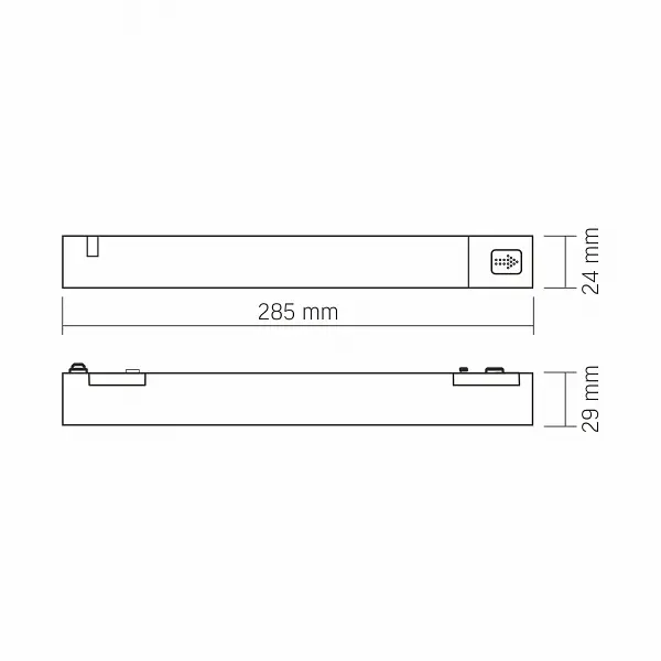 Блок живлення для магнітних трекових систем Videx 100W VL-TRMS-P100B Зовнішній - фото 8