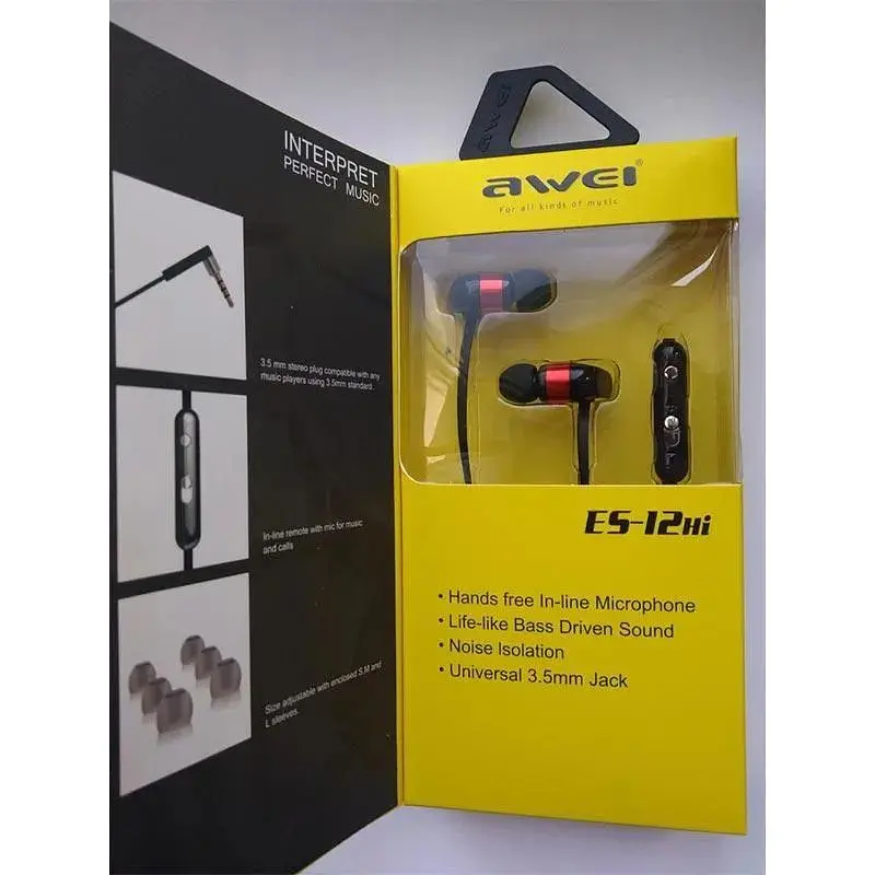Наушники Awei ES-12hi - фото 3