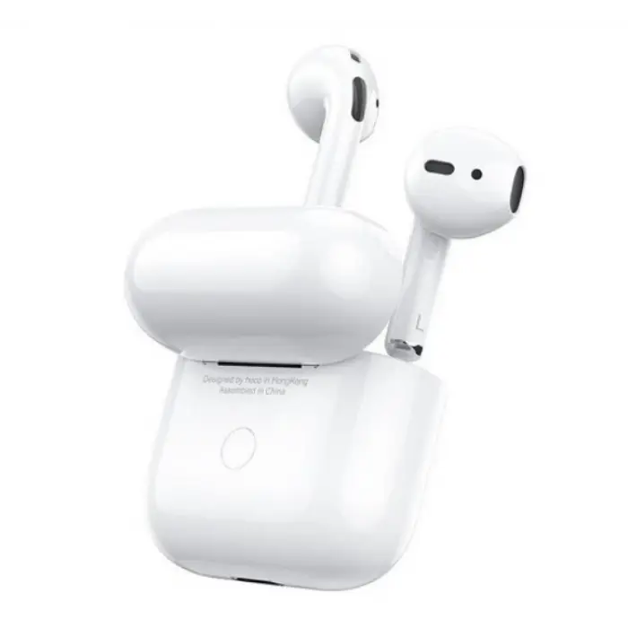 Беспроводные наушники вкладыши Bluetooth Стерео Гарнитура Hoco EW03 Original series true Белые - фото 3