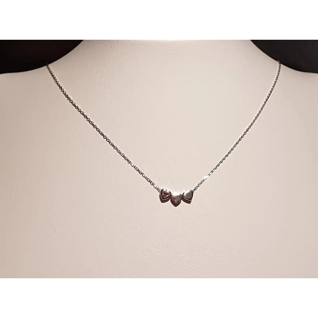 Срібне кольє Qvaliz Серце. 908-00885 45 - фото 2