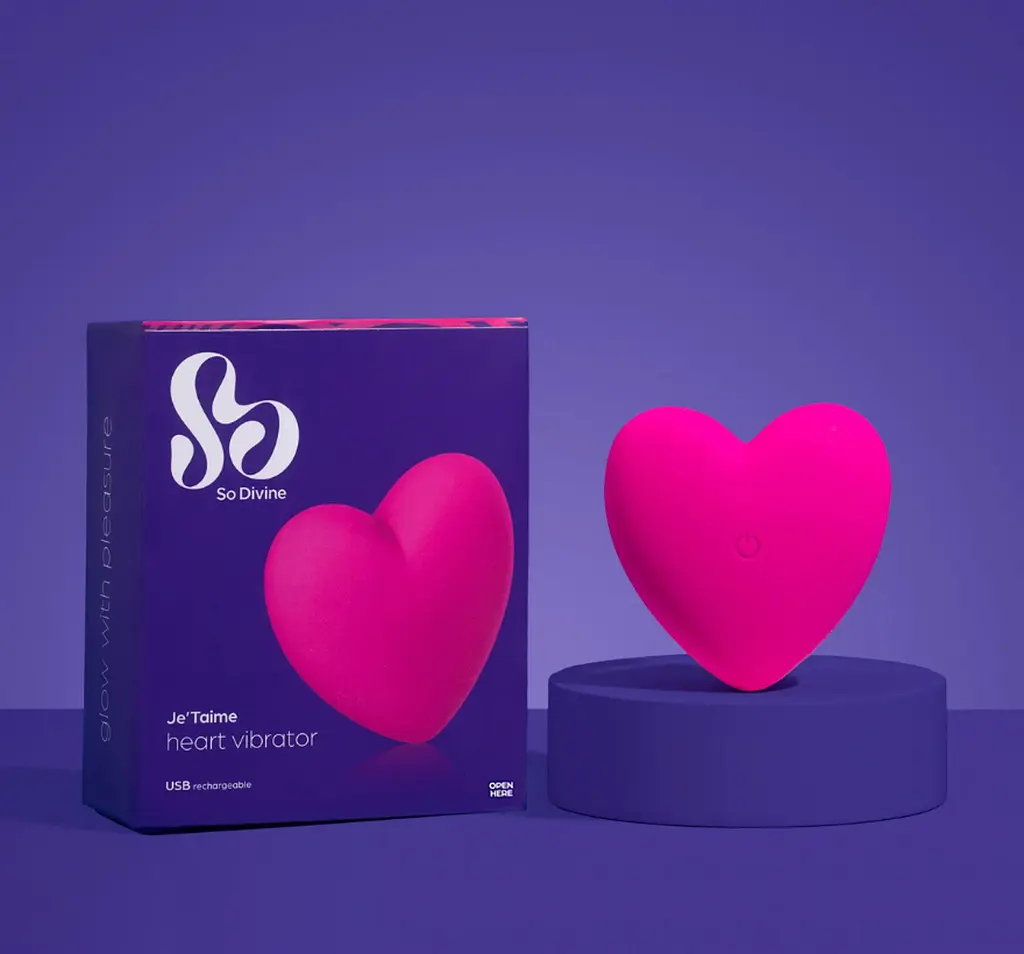 Вібратор So Divine Je t'aime 12 см (рожевий) - фото 7