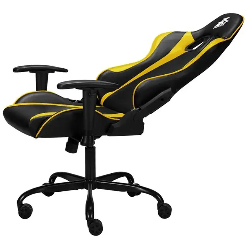 Крісло для геймерів 1stPlayer S01 Black/Yellow - фото 4