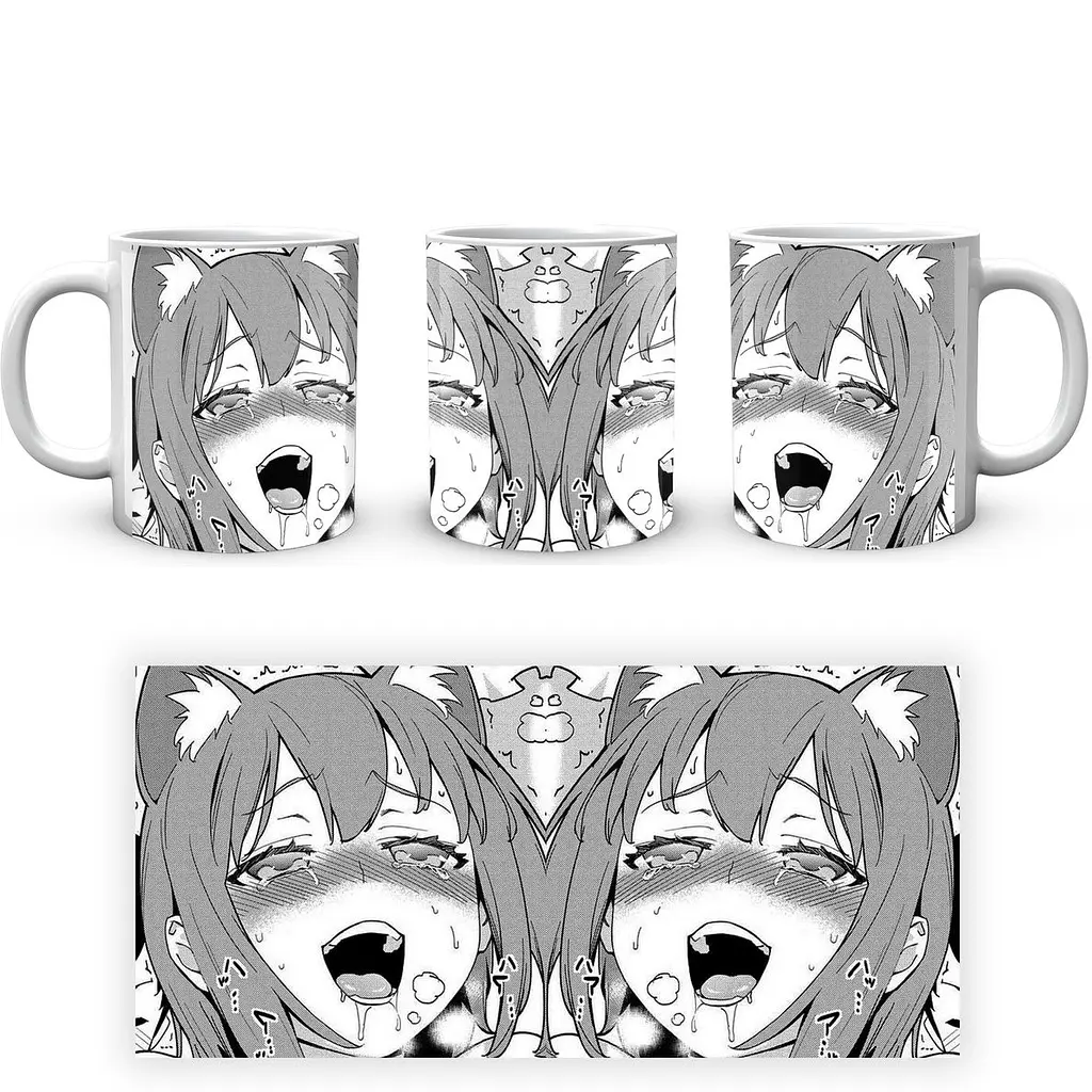 Кухоль GeekLand Ahegao Ахегао anime A 02.16 330 мл білий - фото 4