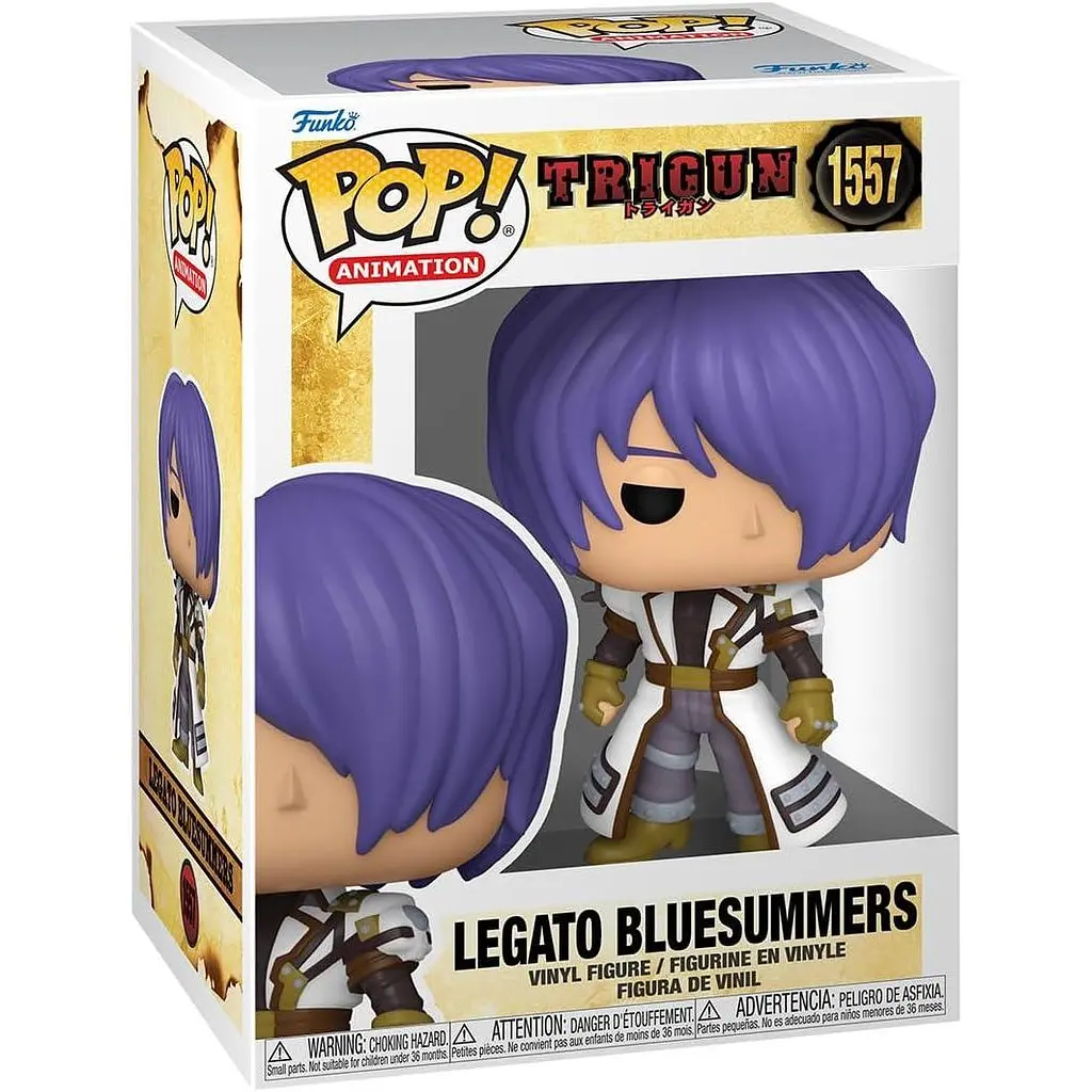 Фигурка Funko Pop Триган Легато Trigun Legato 10 см FP T L 1557 - фото 3