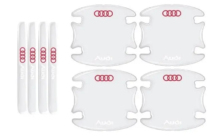 Комплект захисних плівок Нано під ручки авто (відбійник на дверях) Audi 8 шт - фото 3