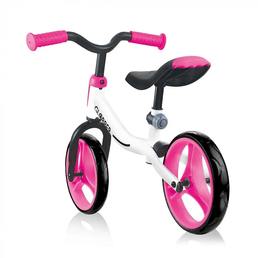Біговел Globber Go Bike, білий з рожевим (610-162) - фото 3