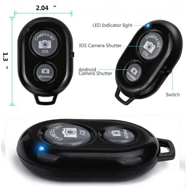 Selfie пульт Bluetooth Vigoha кнопка для Selfie Android та iOS - фото 4