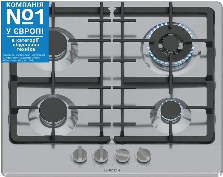 Газова варильна поверхня Bosch PGH6B5K90R