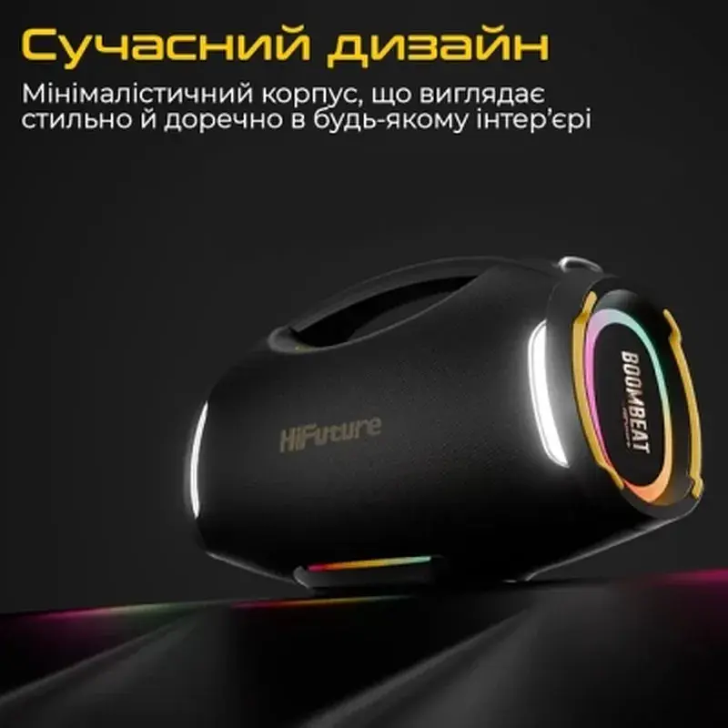 Акустична система HiFuture BoomBeat Black (boombeat.black) - фото 9