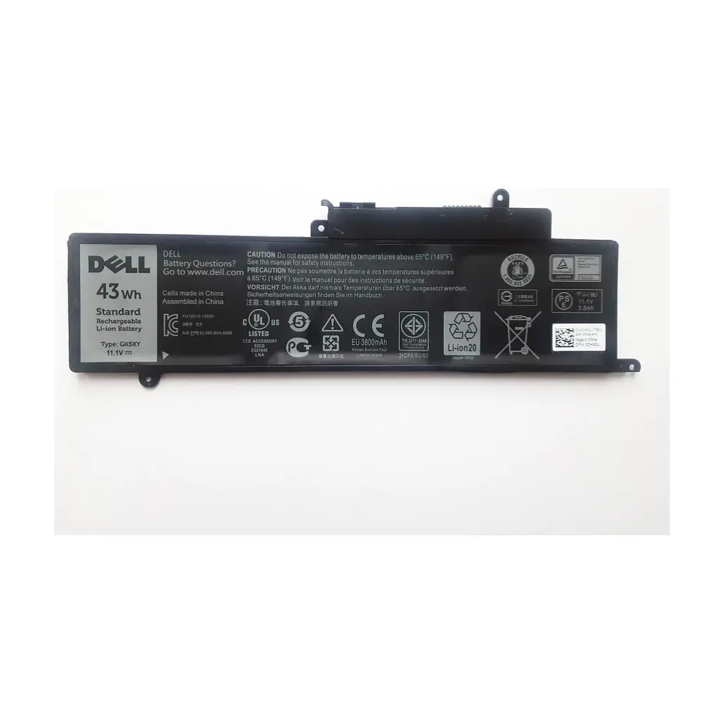 Акумулятор до ноутбука Dell Inspiron 11-3147 GK5KY, 43Wh (3800mAh), 3cell, 11.1V, Li-ion (A47609)