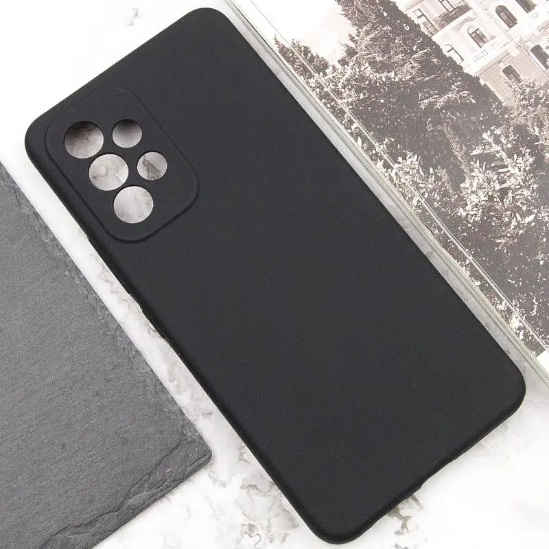 Чехол Silicone Cover Lakshmi Full Camera (AAA) для Samsung Galaxy A32 5G Черный / Black - фото 4