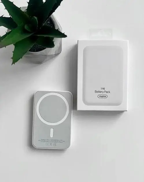 Внешний аккумулятор Battery Pack MagSafe (модель A2384) 5000mAh белый - фото 6
