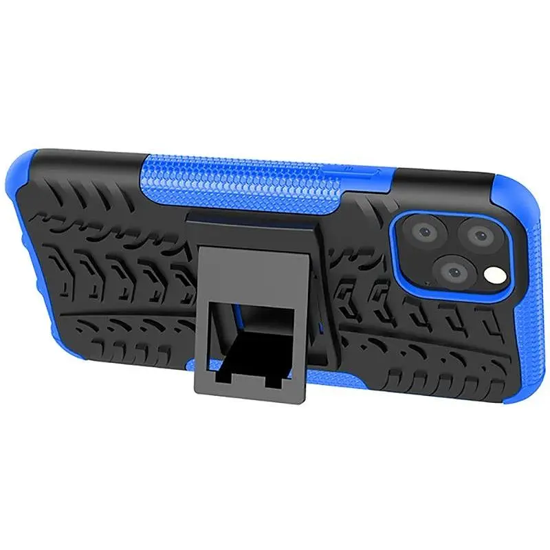 Чохол-накладка Toto Dazzle Kickstand 2 in 1 Case Apple iPhone 11 Pro Max Blue - фото 4