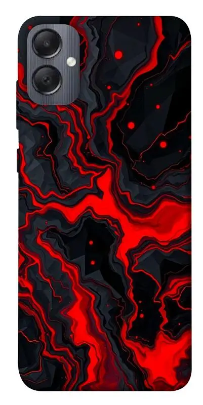 TPU чохол Demsky Black red marble для Samsung Galaxy A05