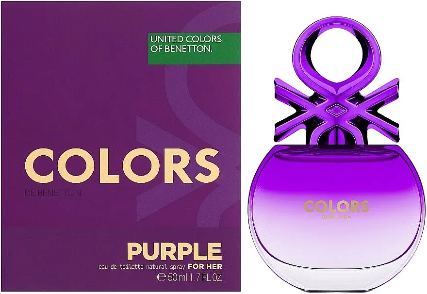 Оригінал Benetton Colors Purple 80 мл Туалетна вода - фото 2