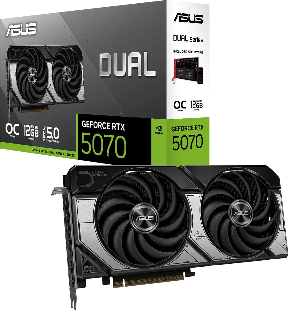 Відеокарта GeForce RTX 5070 12GB Asus Dual OC (DUAL-RTX5070-O12G) - фото 4