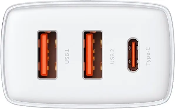 Зарядний пристрій Baseus Compact Quick Charger 2U+C 30W EU white (CCXJ-E02) - фото 4