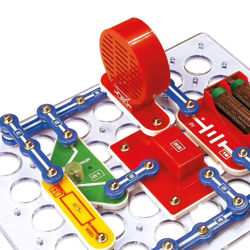 Електронний конструктор Перші кроки в електроніці Doka D70710 набір В 15 схем звук та світло - фото 2