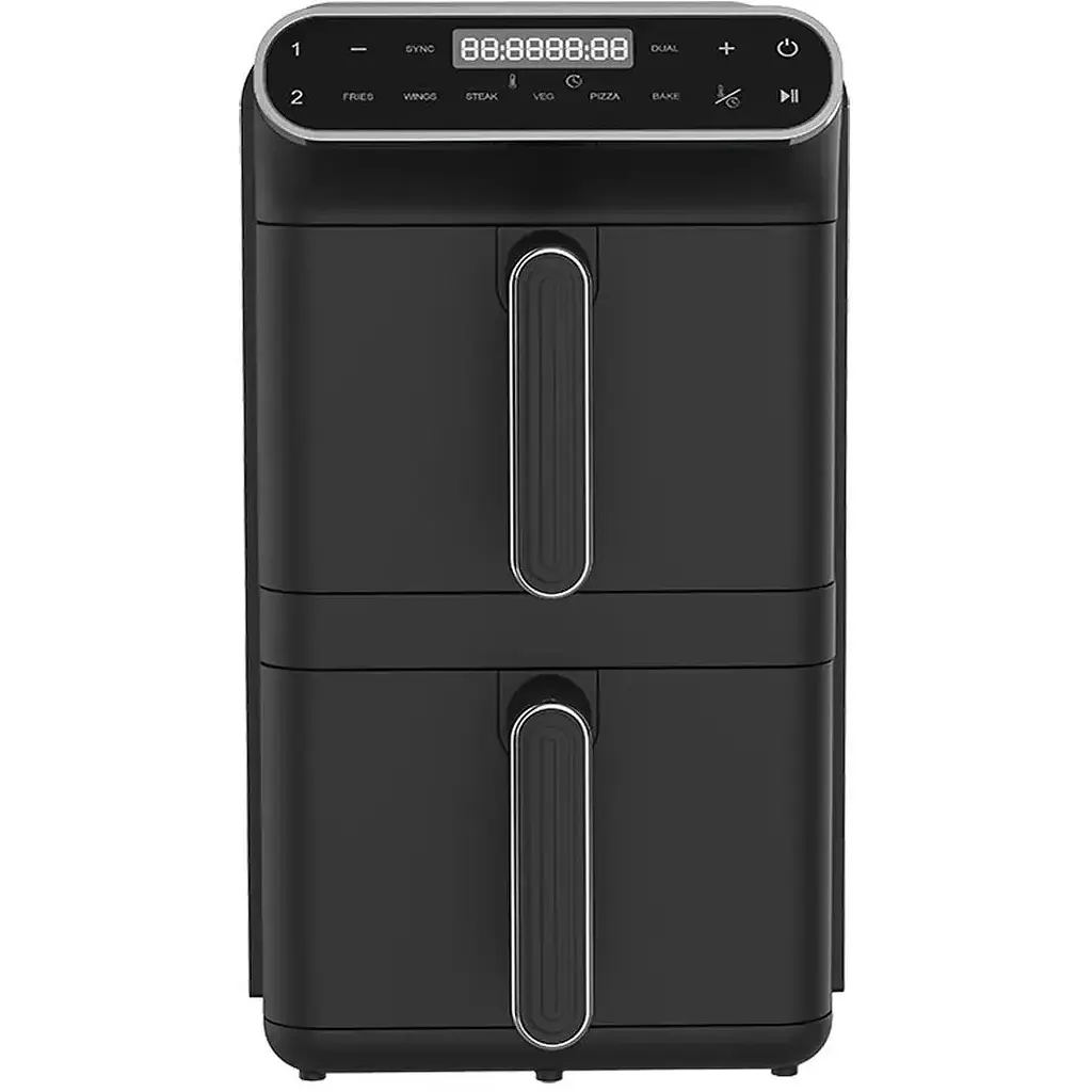 Мультипіч електрична Grunhelm GAF1100D 1500 Вт 11 л чорна (147285) - фото 4