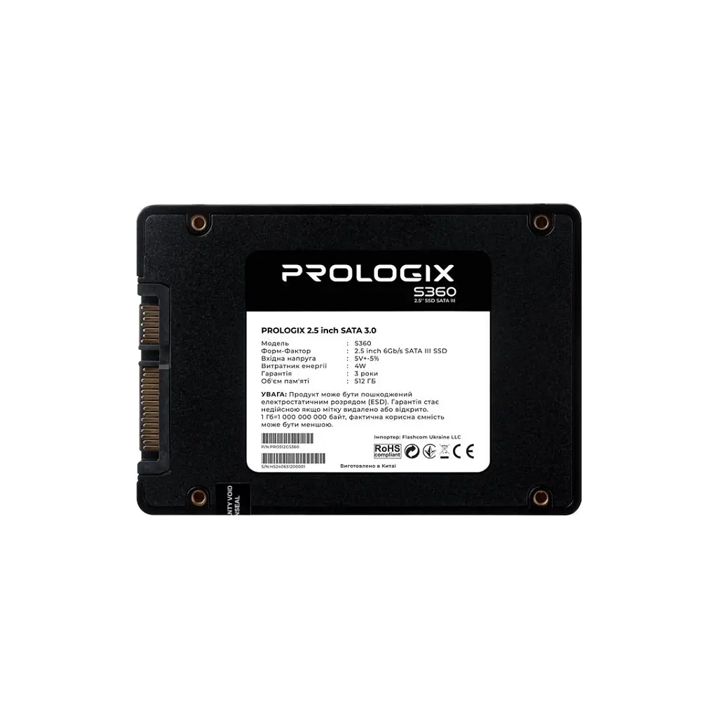 Накопичувач SSD 2.5" 512GB S360 Prologix (PRO512GS360) - фото 2