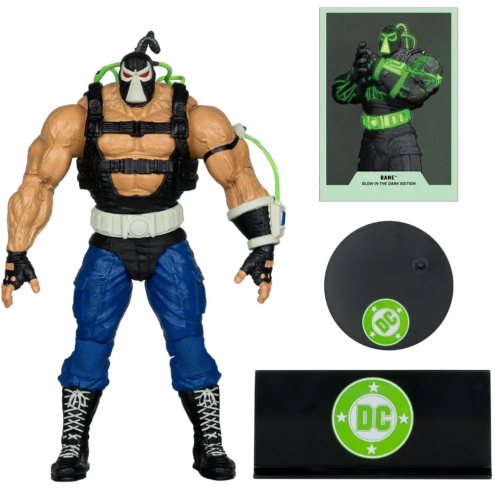 Фигурка DC Comics Bane - Gold Label (Светящийся в темноте) 17.78 см - фото 4