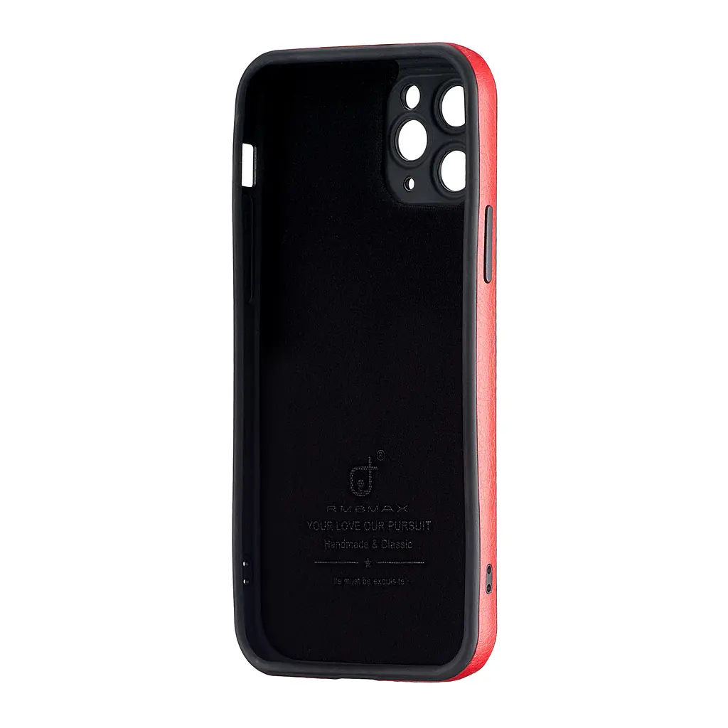 Чохол Jinduka Leather Protected Camera iPhone 11 Pro Red - фото 3
