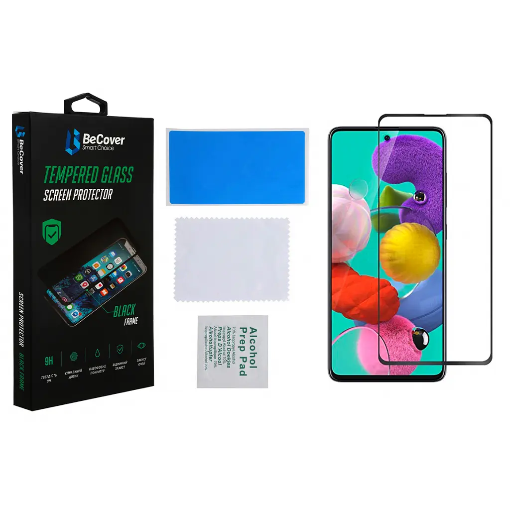 Скло захисне BeCover Samsung Galaxy M52 SM-M526 Black (706905) - фото 3