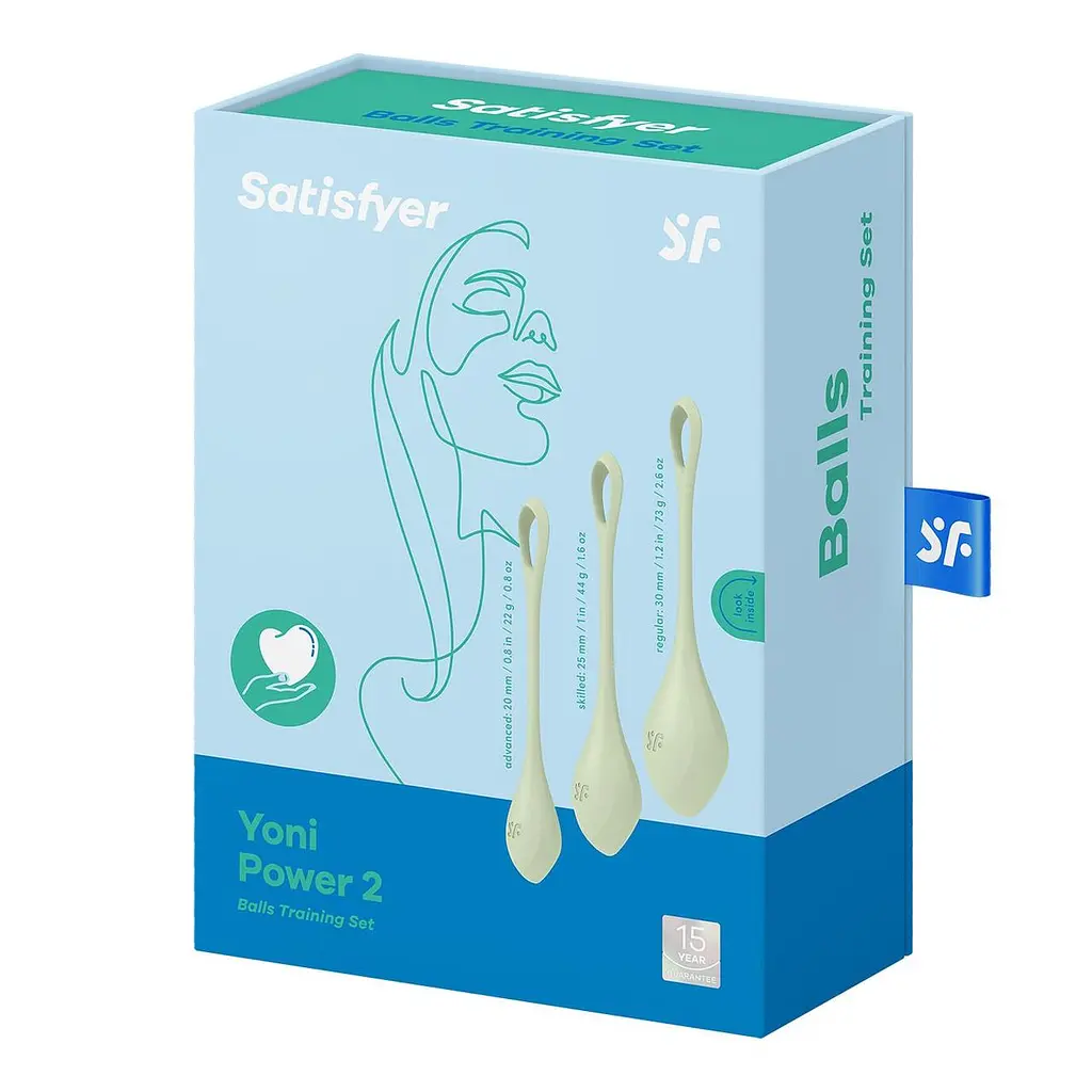 Набір йоні бусин Satisfyer Yoni Power 2, Салатовий - фото 5