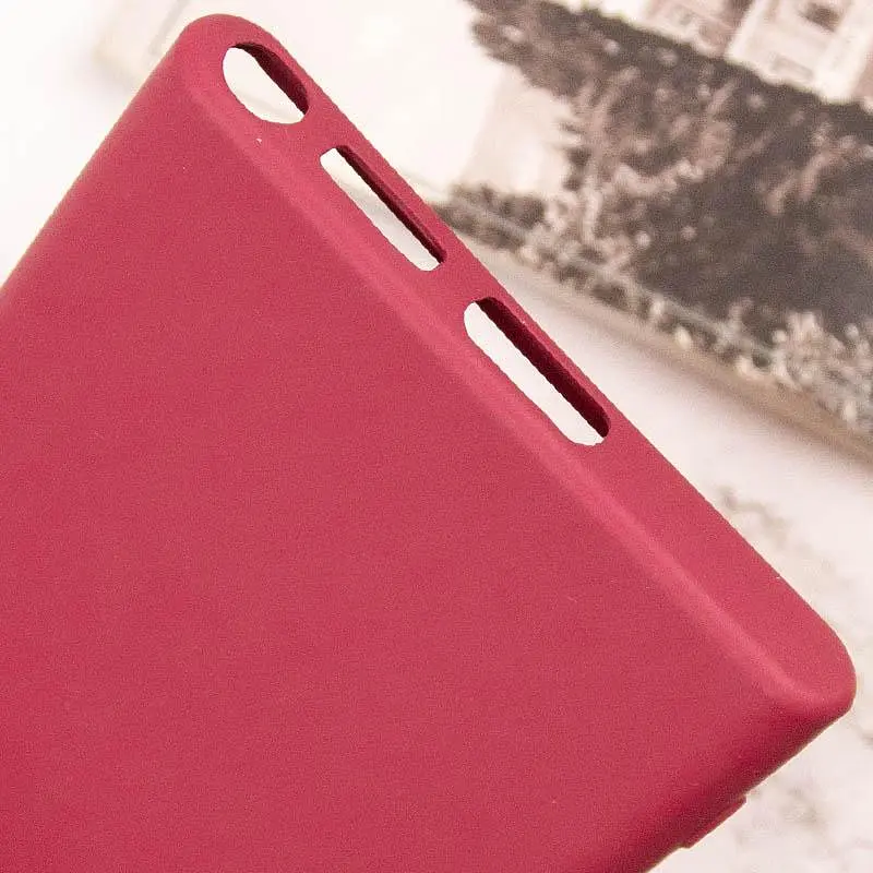Чехол TPU Getman Liquid Silk Full Camera для Samsung Galaxy S24 Ultra Бордовый/Marsala - фото 7