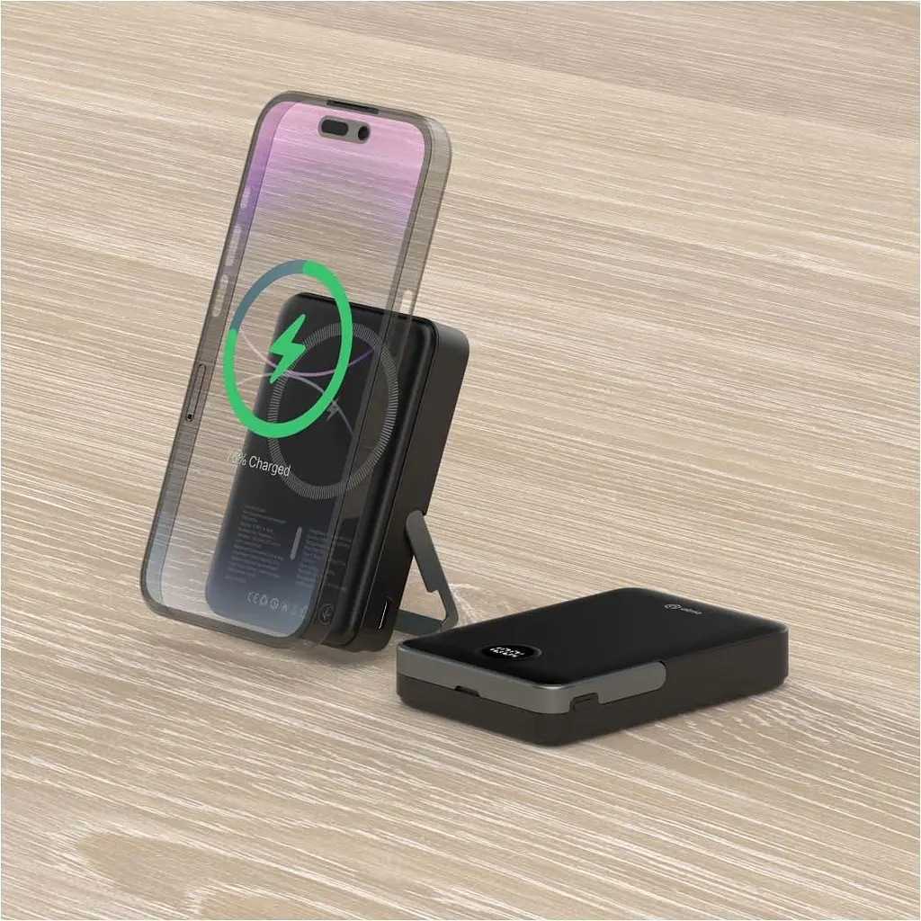 Павербанк ATRIA Black 10 000 mAh / 15 Вт (WPD-W57B) - фото 12