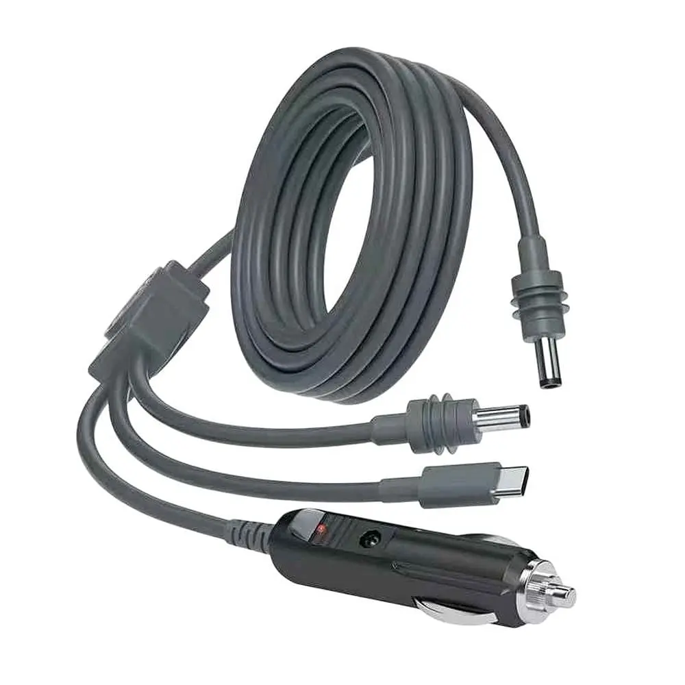 Кабель живлення 3 в 1 для Starlink Mini E-NET автомобільний прикурювач, DC Plug та USB Type-C Plug 5м (73-00657) - фото 7