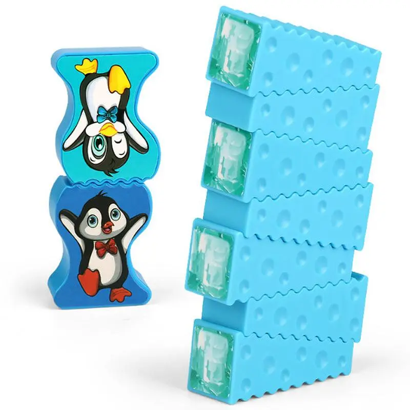Настільна інтерактивна гра Ummi 707-B18 Penguin Ice-stacking Game Blue - фото 2