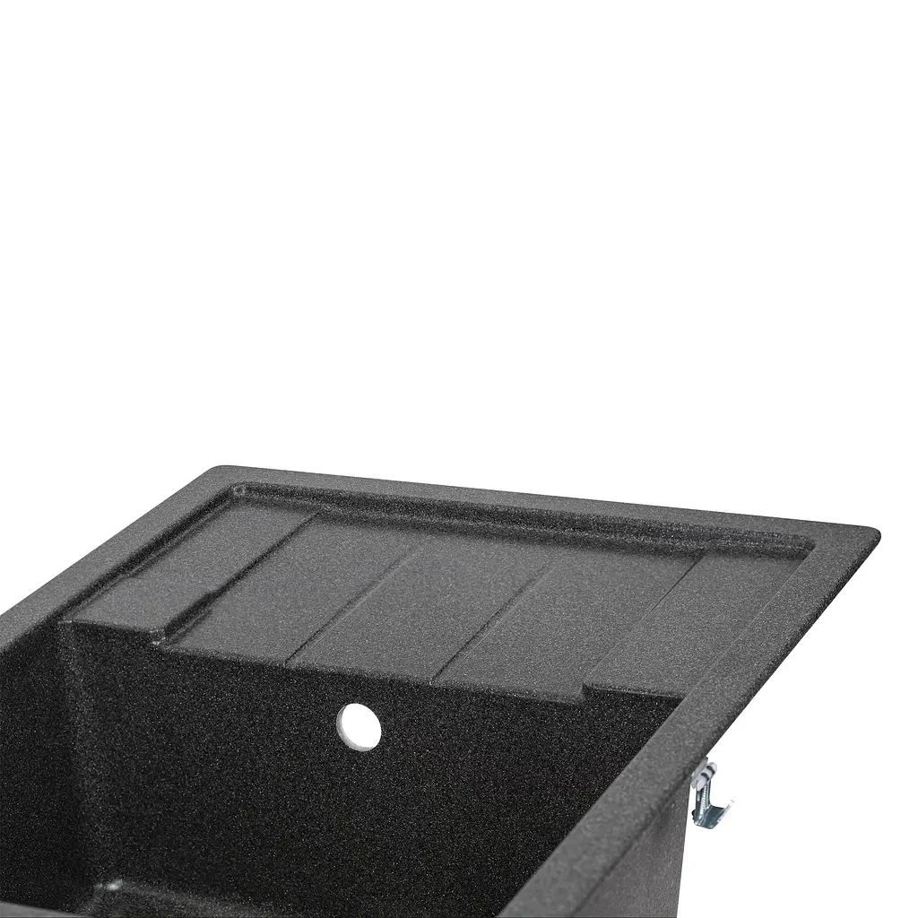 Кухонна мийка Lidz 650x500/200 GRF-13 (LIDZGRF13650500200), Графит - фото 5