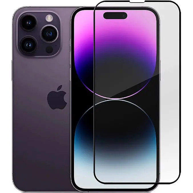 Защитное стекло BeCover для Apple iPhone 14 Black (707970) - фото 5