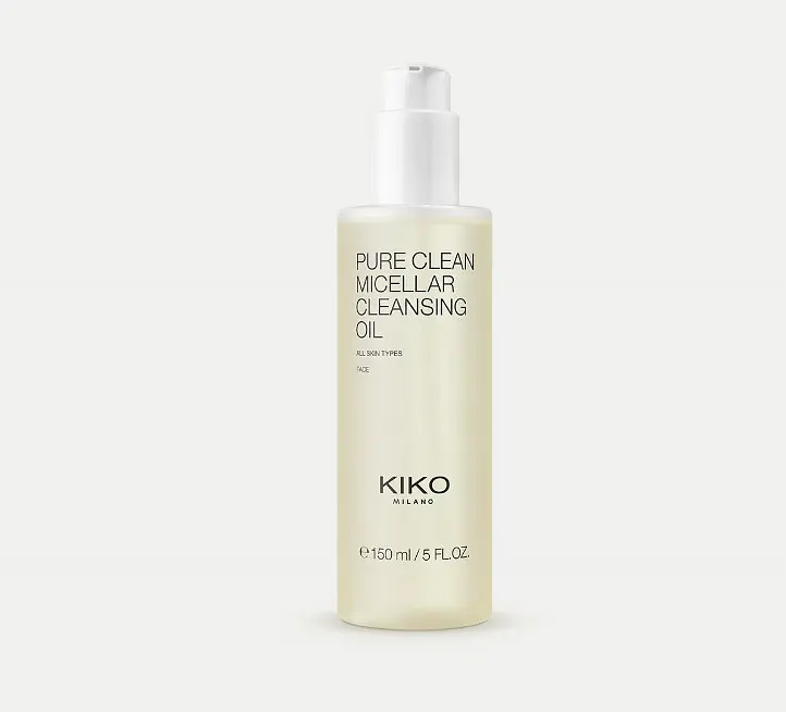 Очищувальна олія для зняття макіяжу Pure Clean Micellar Cleansing Oil Kiko Milano 150 мл - фото 2