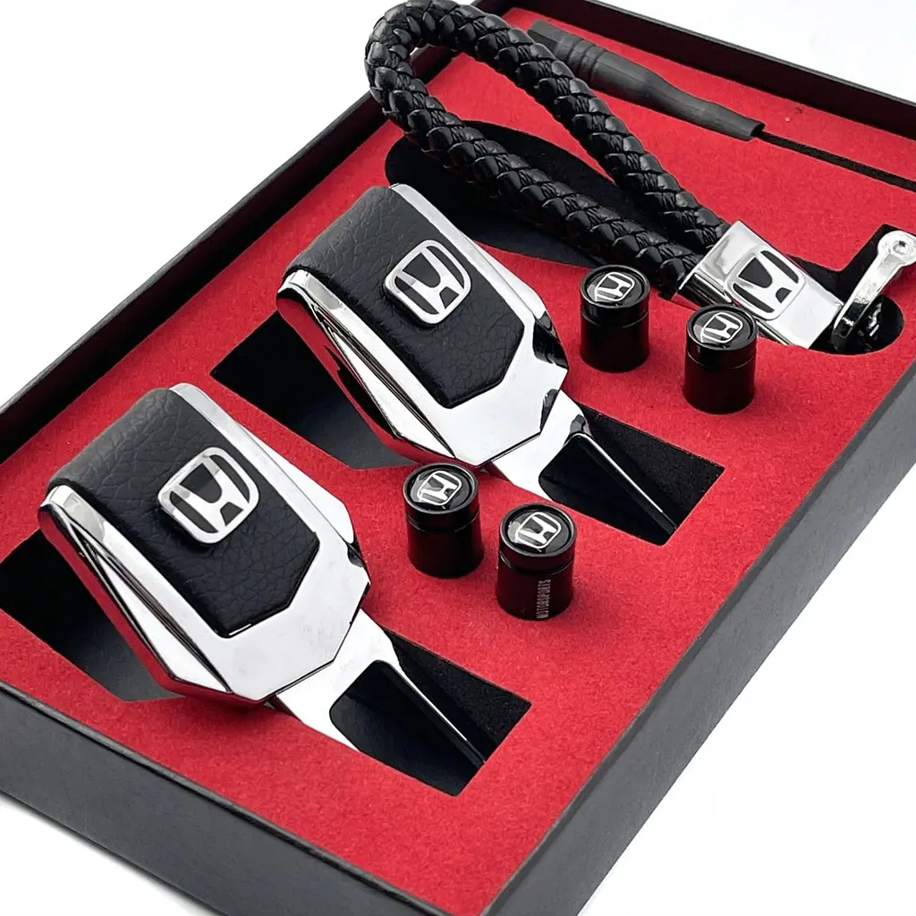 Подарунковий набір №1 для Honda (заглушки ременя, ковпачки на ніпель, брелок) - фото 2